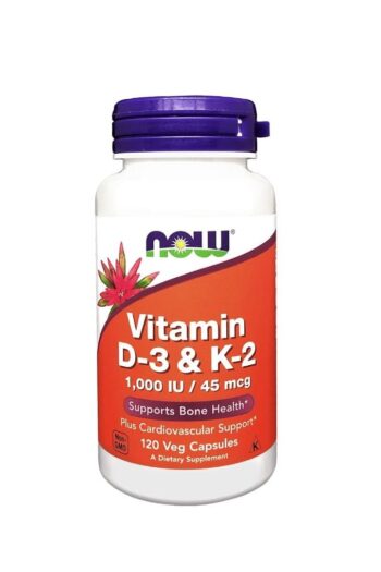 Vitamin D-3 & K-2 - 120 vcaps
