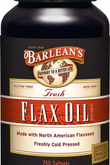 Barlean's Organic Oils Fresh Flax Oil Softgels