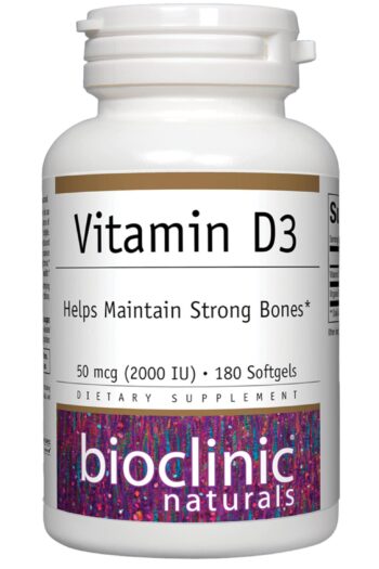 Bioclinic Naturals Vitamin D3 50 mcg (2000 IU)
