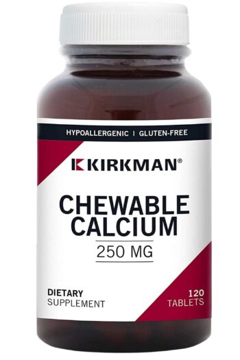 Kirkman Chewable Calcium 250 mg (Formerly Calcium 250 mg with Vitamin D-3 Chewable Tablets)