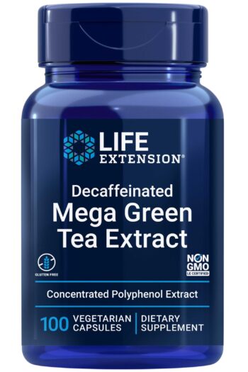 Life Extension Decaffeinated Mega Green Tea Extract