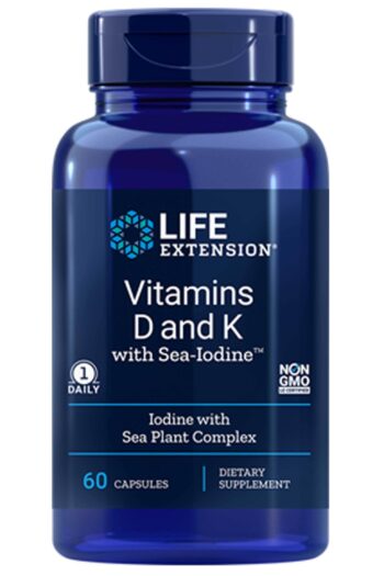 Life Extension Vitamins D and K with Sea-Iodine