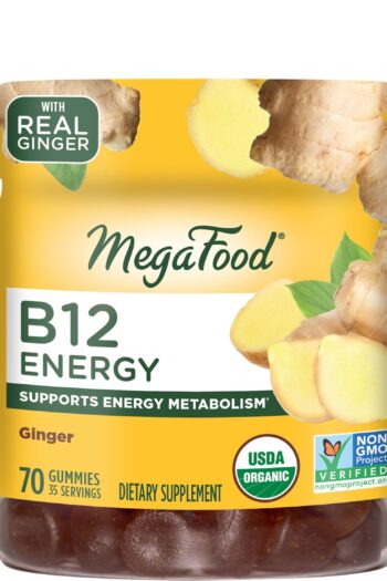 MegaFood B12 Energy Ginger Gummies