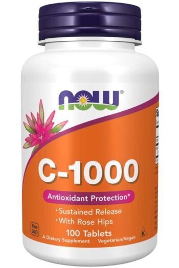 NOW C-1000 Sustained Release with Rose Hips