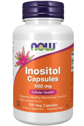NOW Inositol Capsules 500 mg