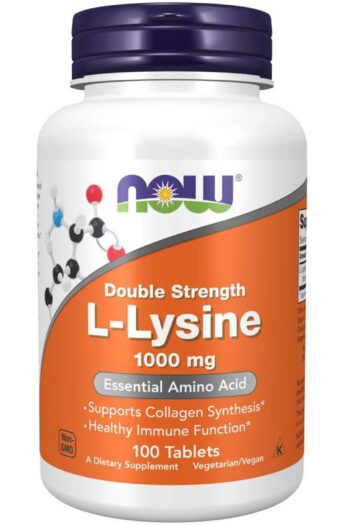 NOW Double Strength L-Lysine 1000 mg
