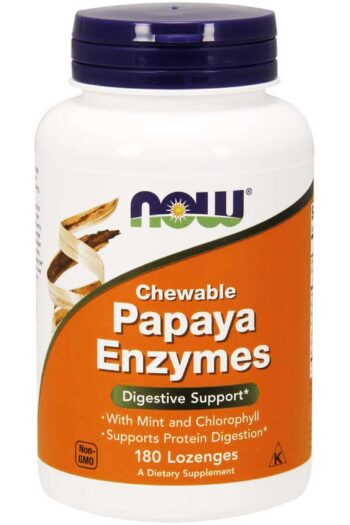 NOW Chewable Papaya Enzymes