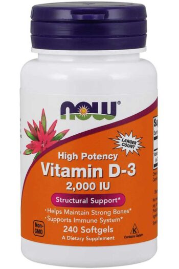 NOW Vitamin D-3 2,000 IU High Potency