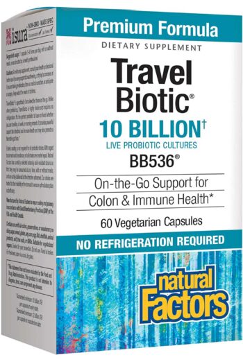 Natural Factors TravelBiotic 10 Billion