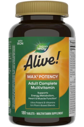 Nature's Way Alive! Max3 Potency Adult Complete Multivitamin (with iron)
