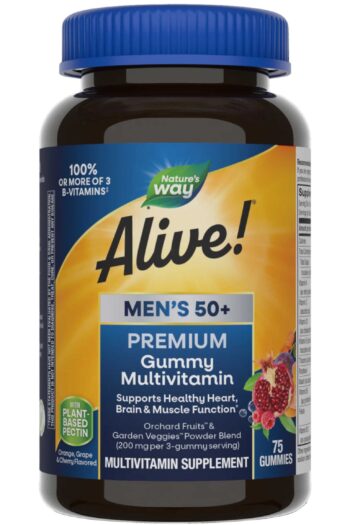 Nature's Way Alive! Men's 50+ Premium Gummy Multivitamin