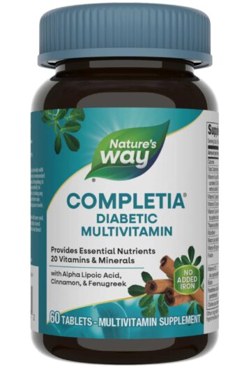 Nature's Way Completia Diabetic Multivitamin No Added Iron