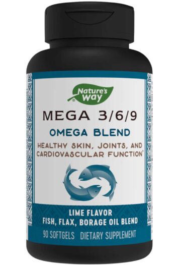 Nature's Way Mega 3/6/9 Omega Blend (Formerly Mega 3/6/9 Blend 1350 mg)