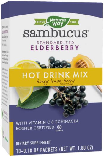 Nature's Way Sambucus Hot Drink Honey Lemon-Berry
