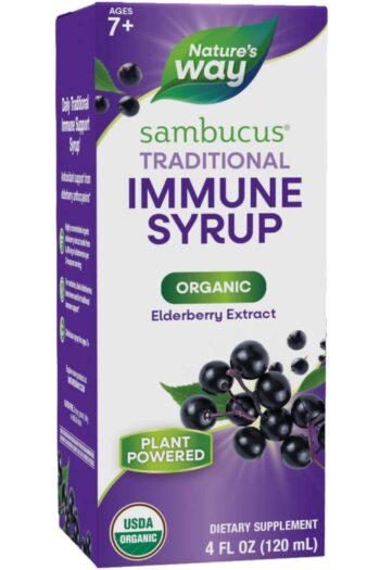 Nature's Way Sambucus Organic Elderberry Syrup
