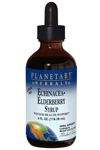Planetary Herbals Echinacea-Elderberry Syrup Alcohol Free