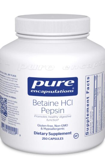 Pure Encapsulations Betaine HCl Pepsin