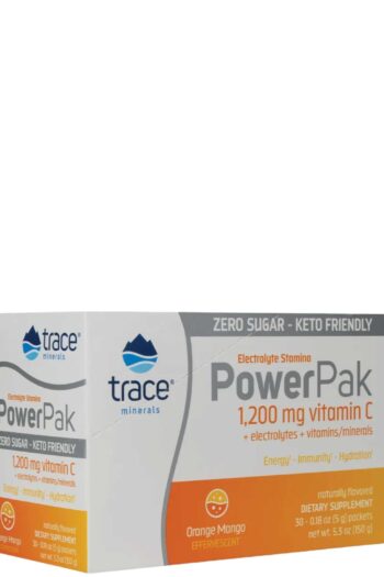 Trace Minerals Research Electrolyte Stamina Power Pak Sugar Free Orange Mango