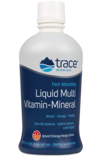 Trace Minerals Research Liquid Multi Vitamin-Mineral Orange Mango