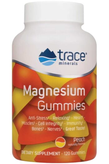 Trace Minerals Research Magnesium Gummies Peach