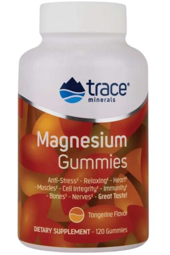 Trace Minerals Research Magnesium Gummies Tangerine