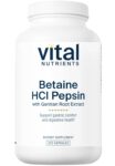 Vital Nutrients Betaine HCl Pepsin Gentian Root Extract